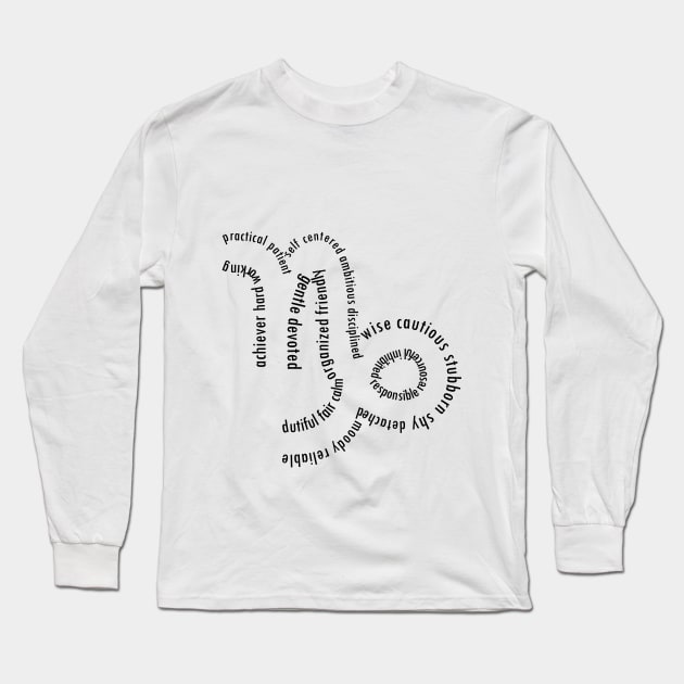 Capricorn Long Sleeve T-Shirt by hedehede